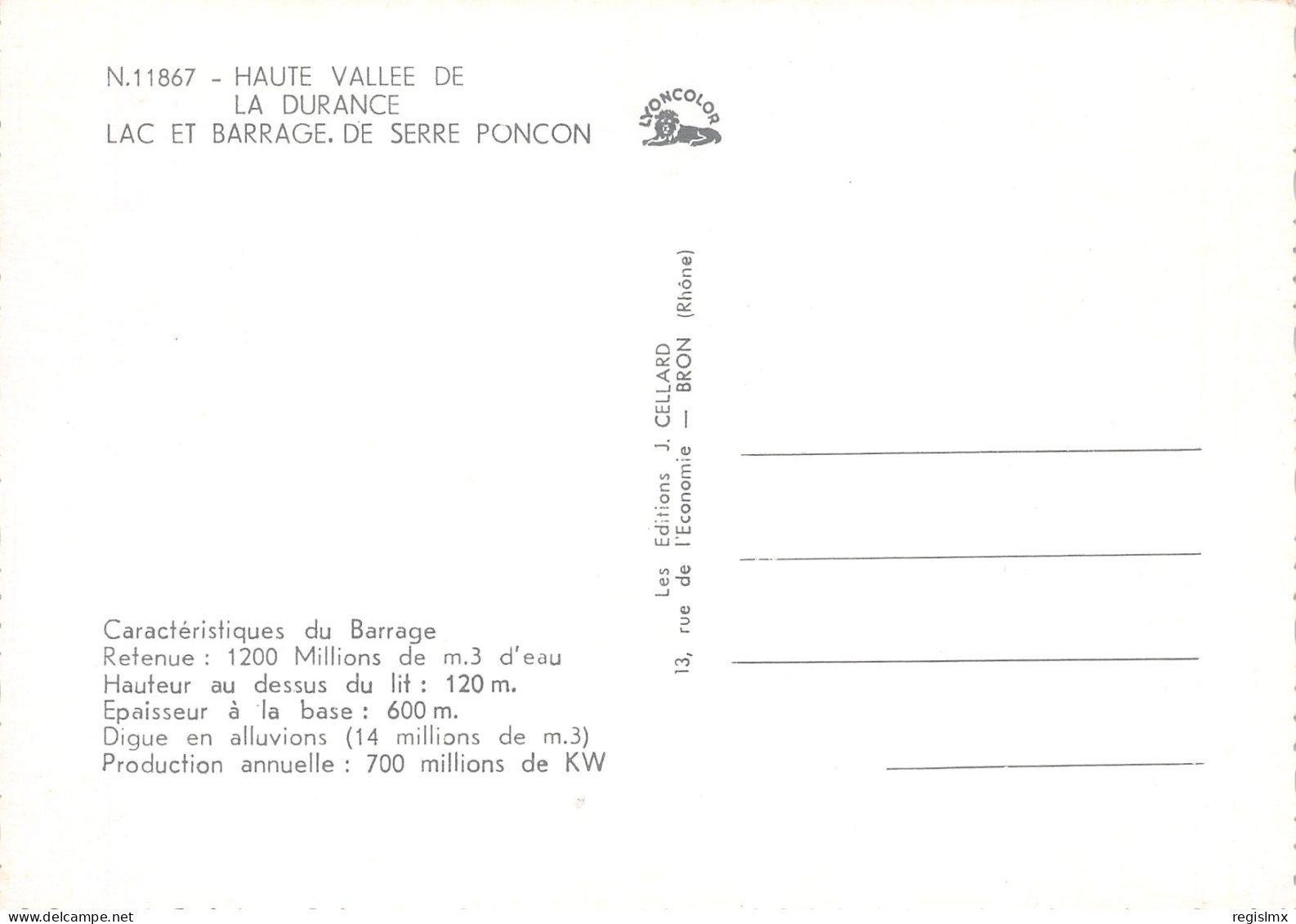 05-SERRE PONCON-N°T2666-D/0135 - Other & Unclassified