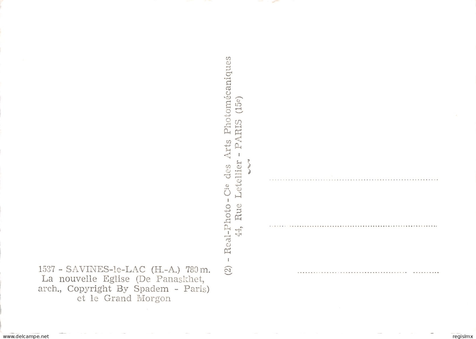 05-SAVINES LE LAC-N°T2666-D/0137 - Other & Unclassified