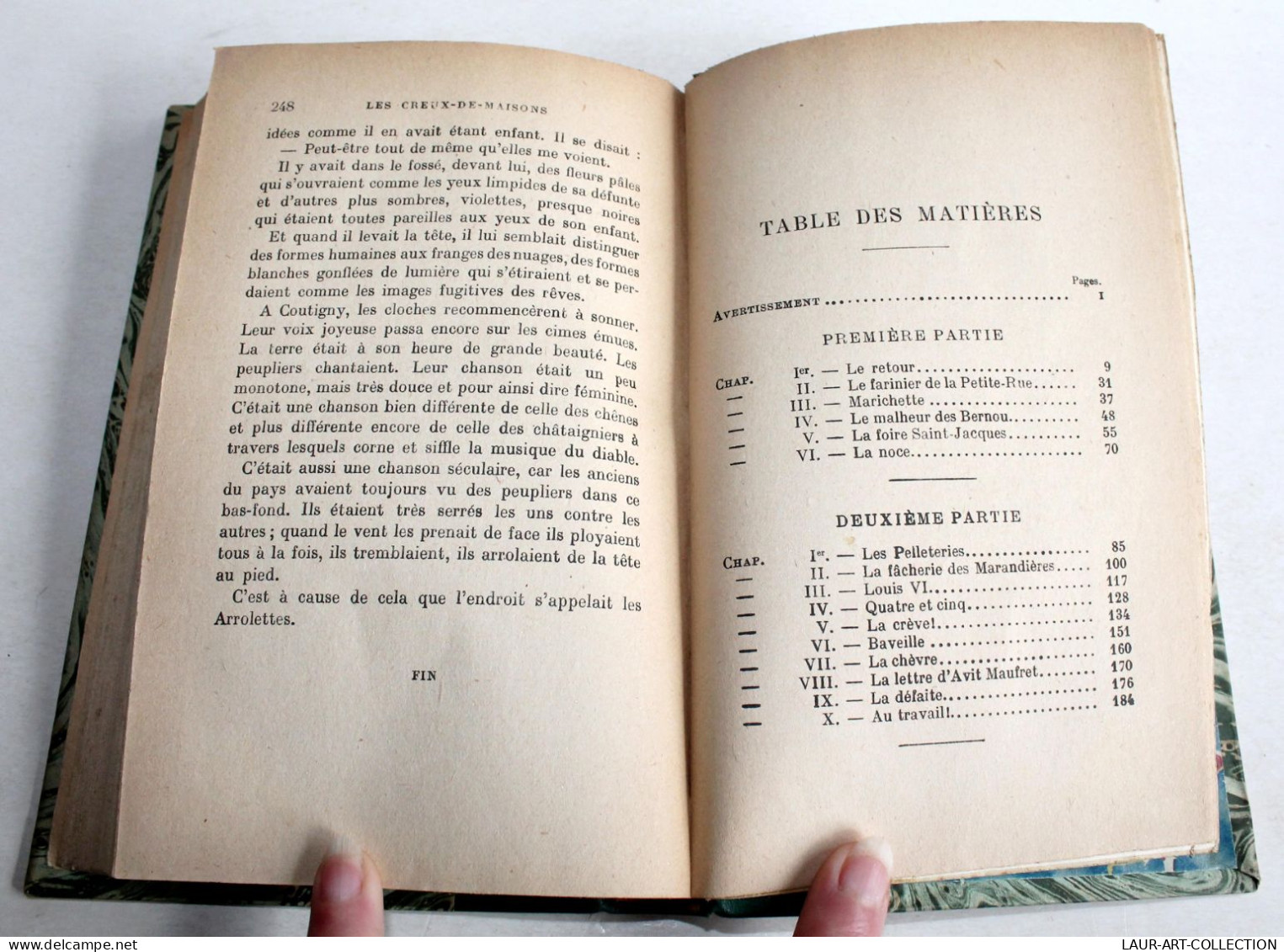 LES CREUX DE MAISONS Par ERNEST PEROCHON VERS 1921-1929 PLON NOURRIT EDITEURS / LIVRE ANCIEN XXe SIECLE (1303.45) - 1901-1940