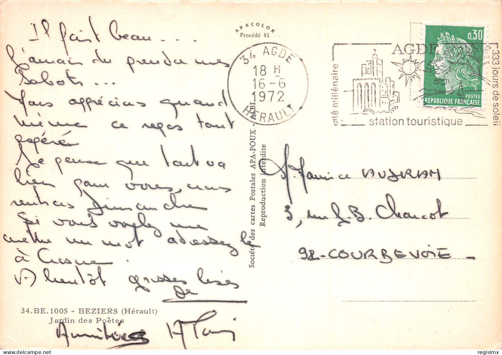 34-BEZIERS-N°T2666-C/0249 - Beziers