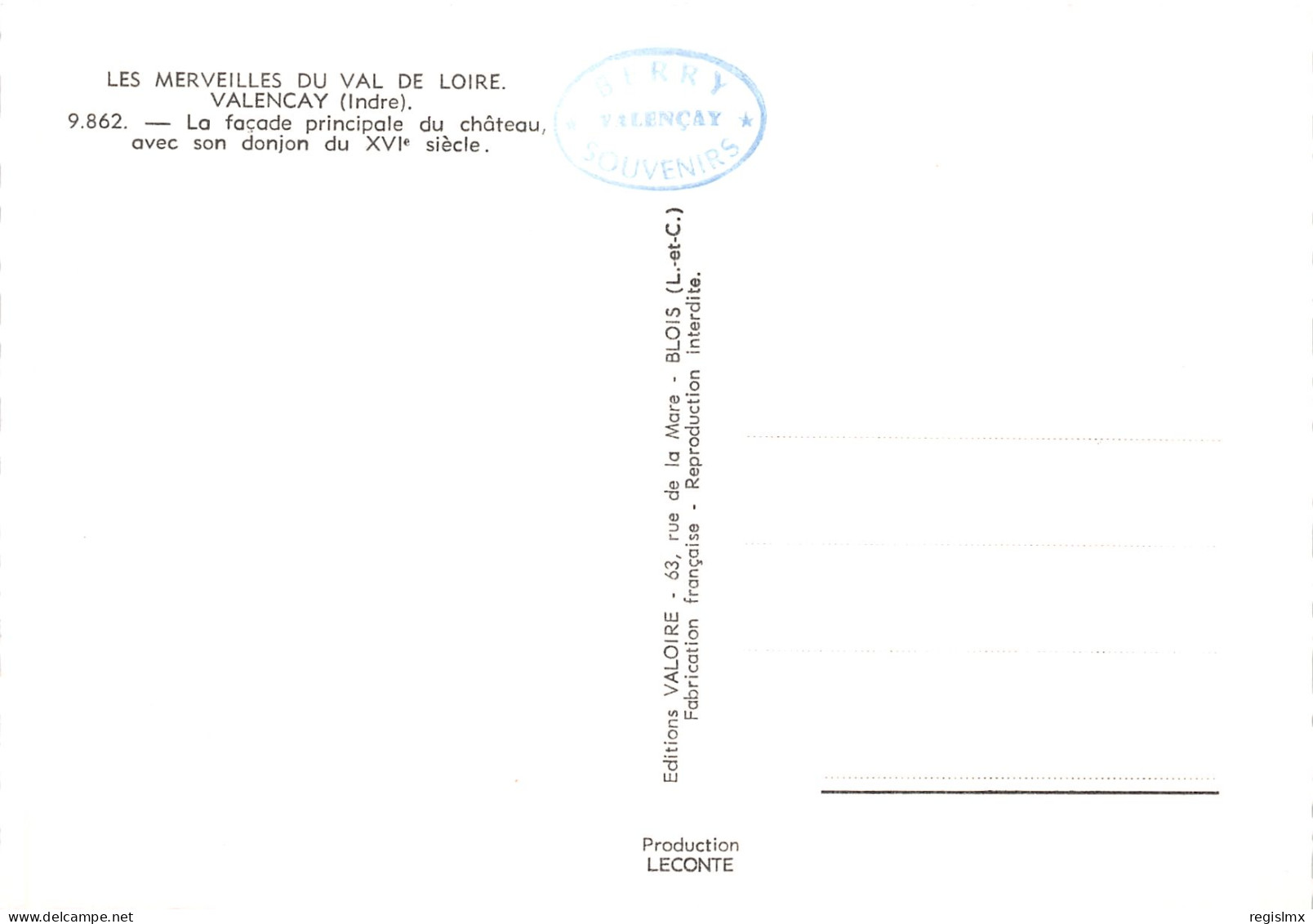 36-VALENCAY-N°T2666-C/0149 - Other & Unclassified