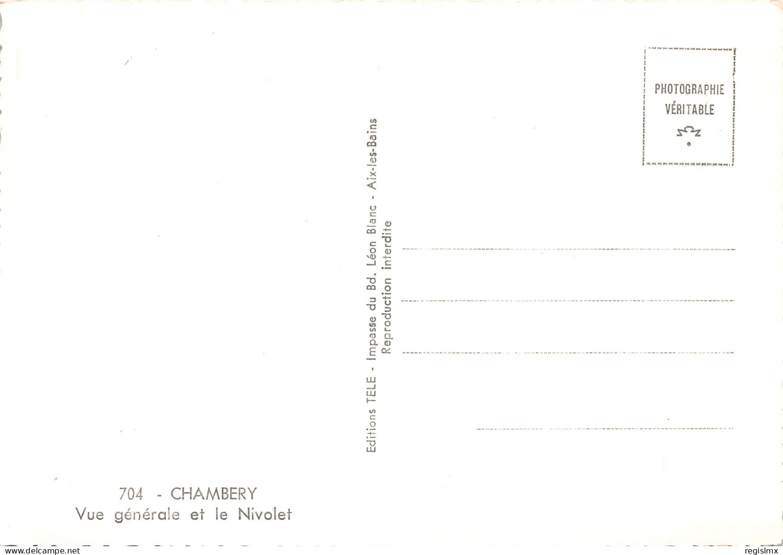 73-CHAMBERY-N°T2666-C/0163 - Chambery