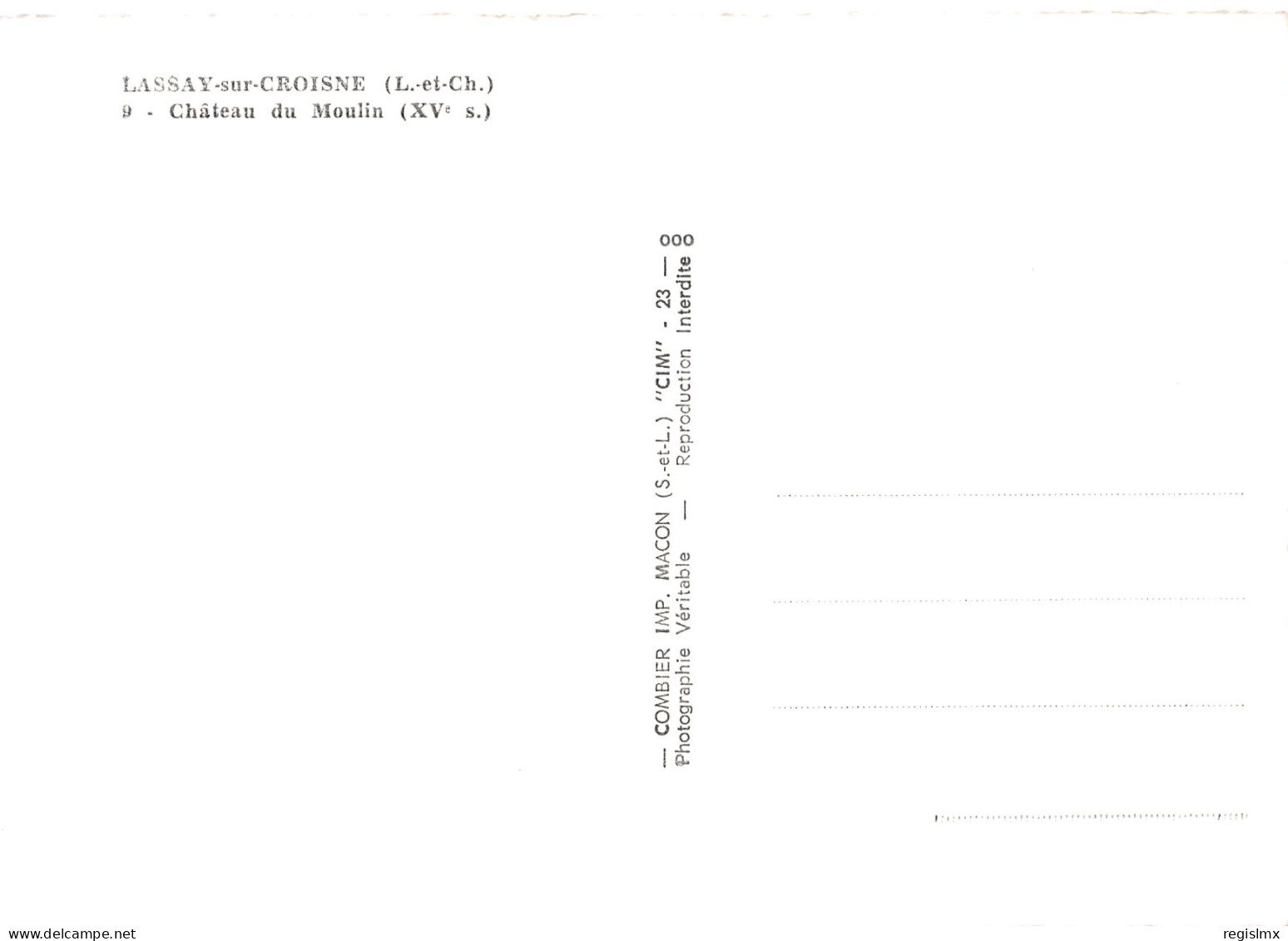 41-LASSAY SUR CROISNE-N°T2666-C/0133 - Other & Unclassified