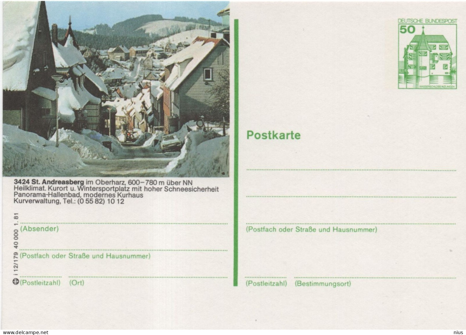 Germany Deutschland 1981 St. Andreasberg Im Oberharz - Postkarten - Ungebraucht