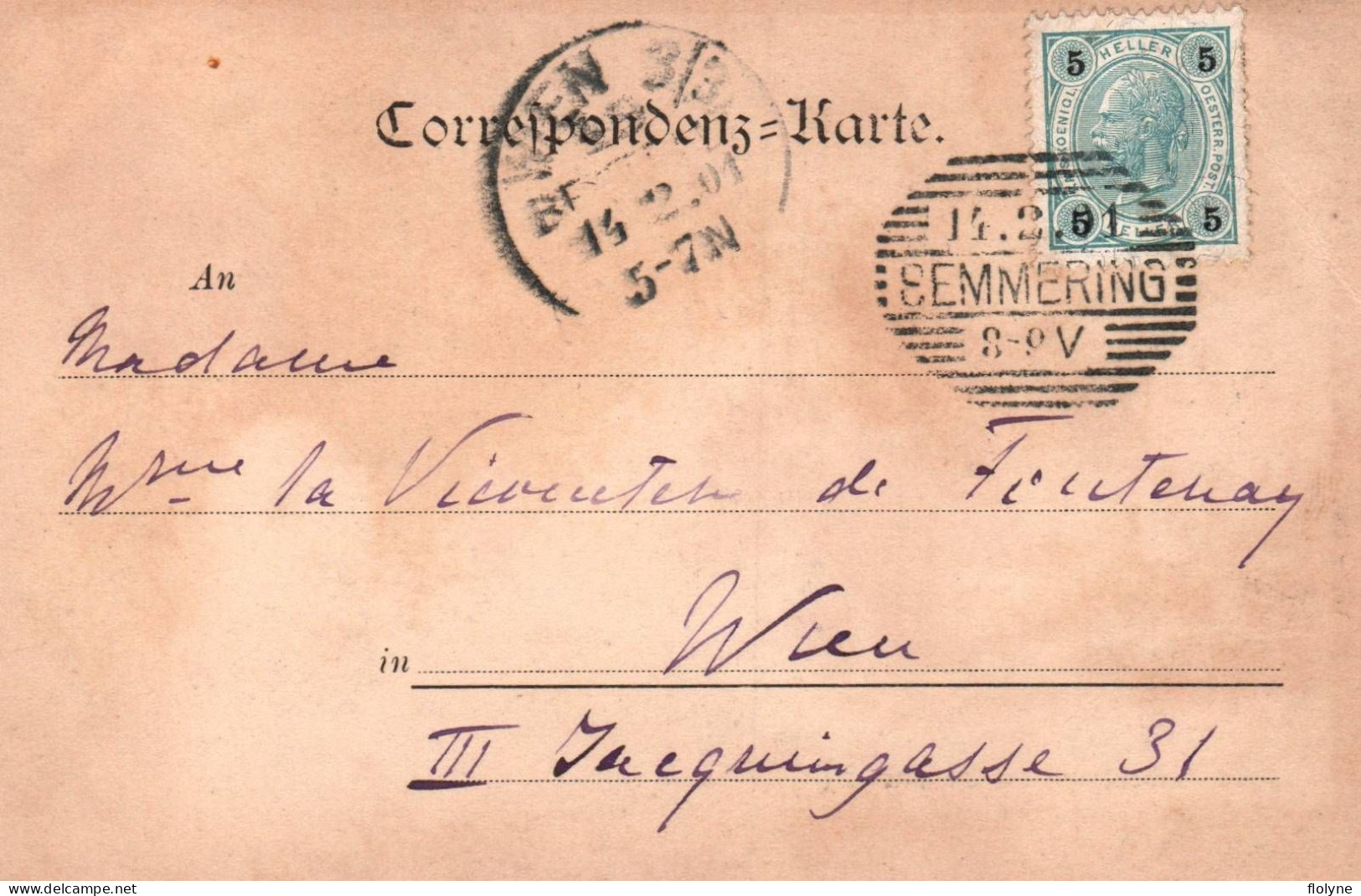 Semmering - Villa LEIBENTOLF - 1901 - Autriche Austria - Neunkirchen