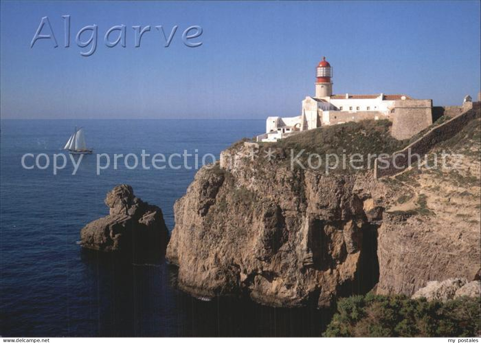 72529438 Sagres Algarve Farol Do Cabo De Sao Vicente Kap Leuchtturm Steilkueste  - Autres & Non Classés