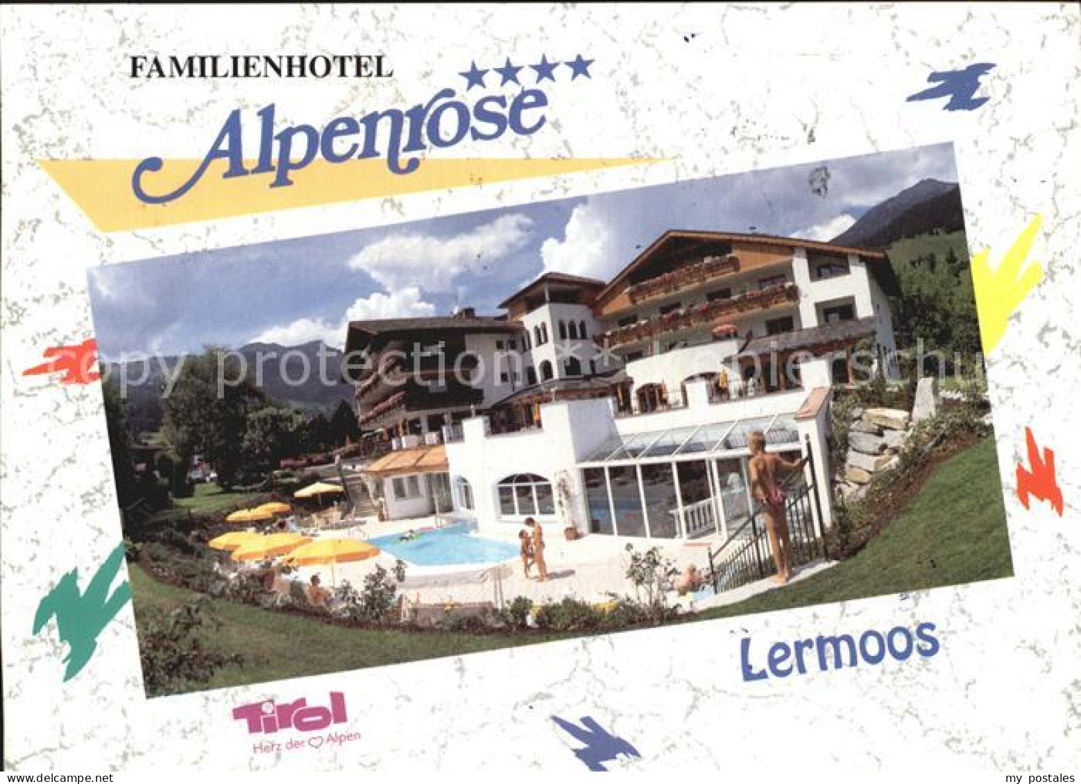 72529331 Lermoos Tirol Familienhotel Alpenrose Swimming Pool Lermoos - Autres & Non Classés