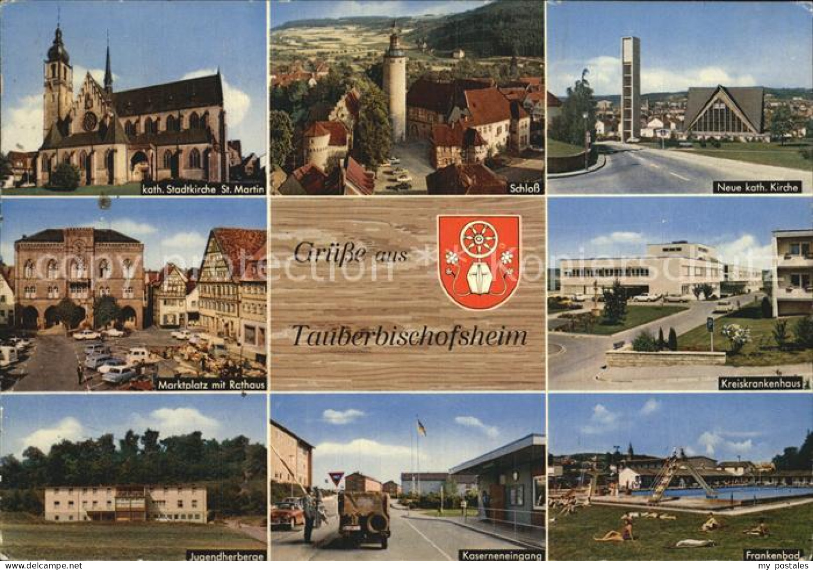 72529313 Tauberbischofsheim Kirche Schloss Marktplatz Krankenhaus Schwimmbad Kas - Tauberbischofsheim