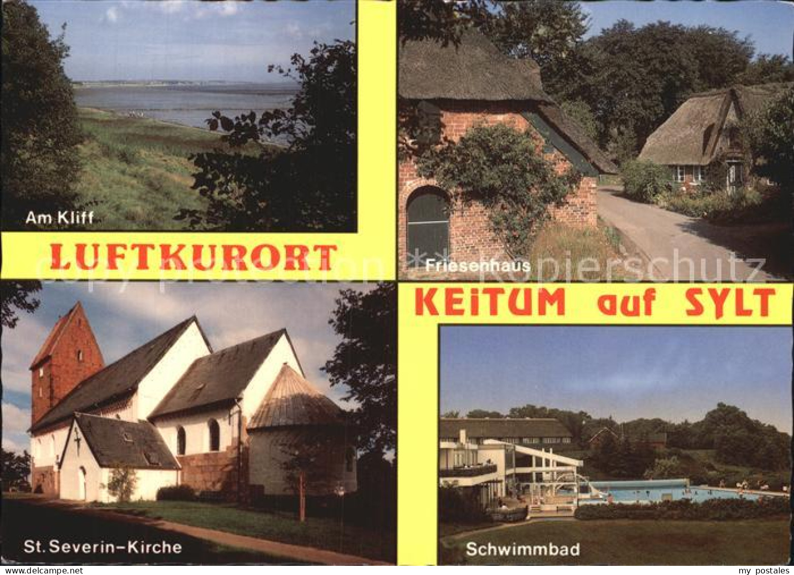 72529310 Keitum Sylt Am Kliff Friesenhaus St Severin Kirche Schwimmbad Archsum - Sylt