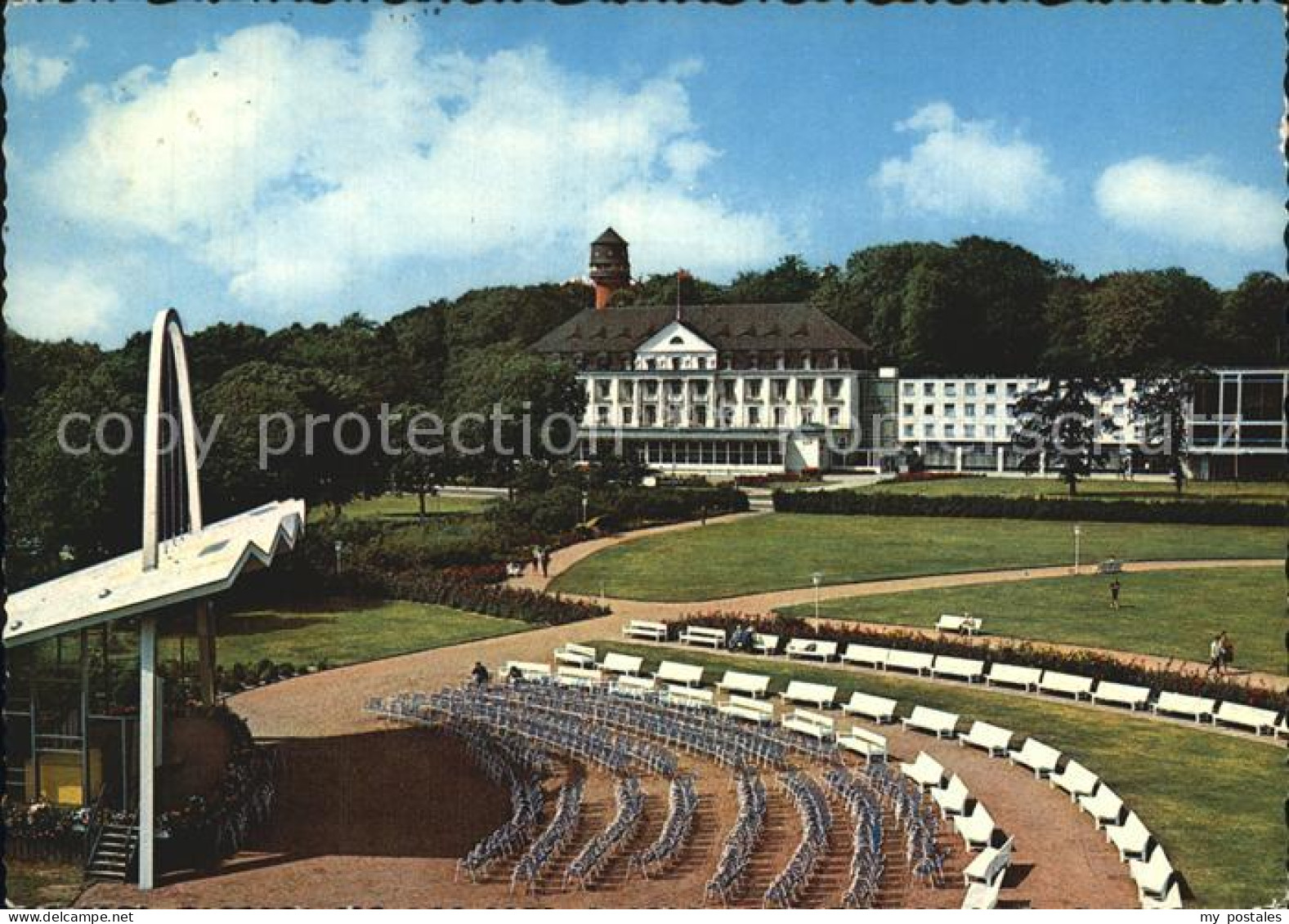 72529292 Travemuende Ostseebad Musikpavillon Mit Kurhaus Und Kursaal Travemuende - Luebeck