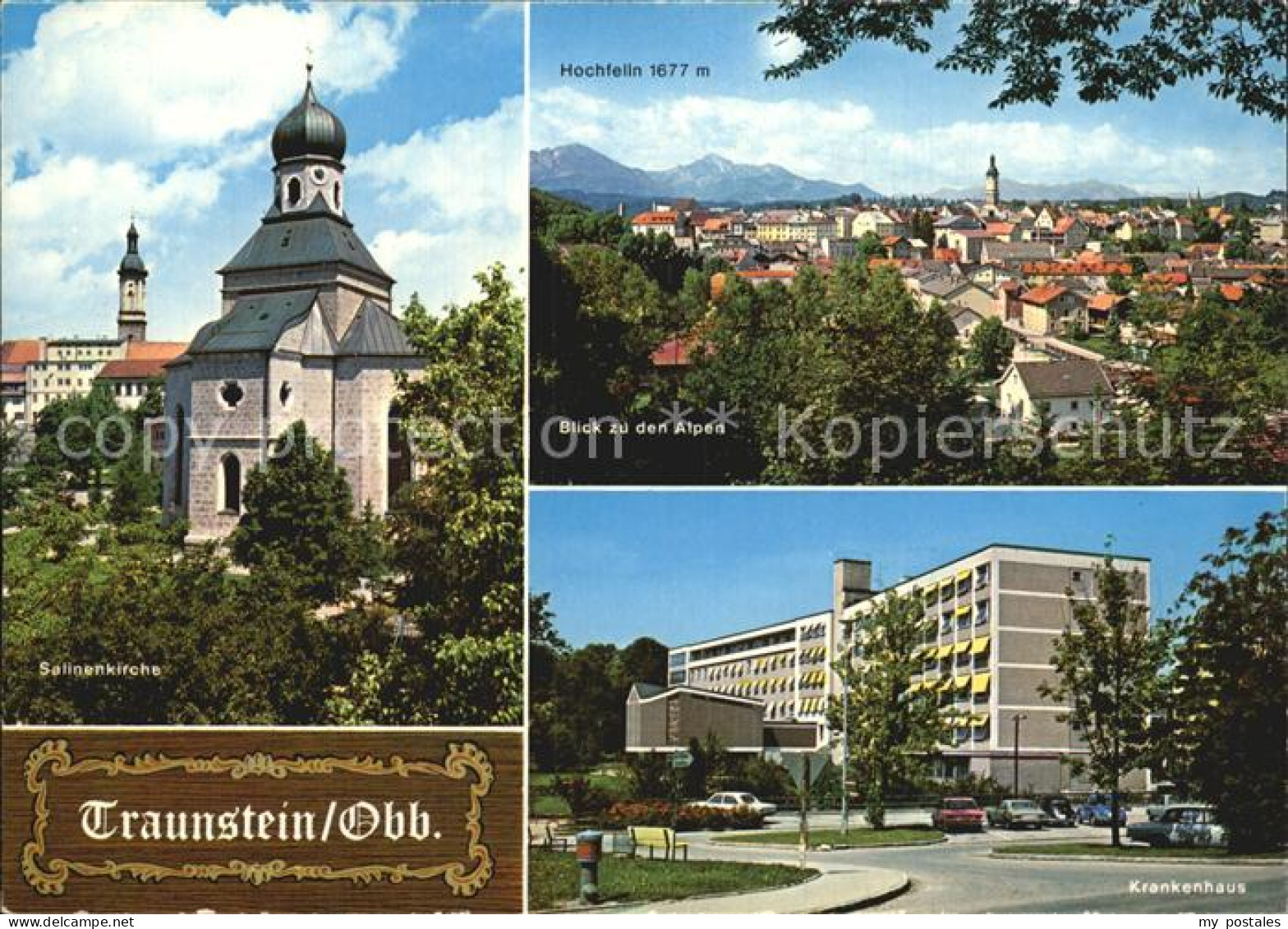 72529279 Traunstein Oberbayern Salinenkirche Hochfelln Krankenhaus Traunstein - Traunstein