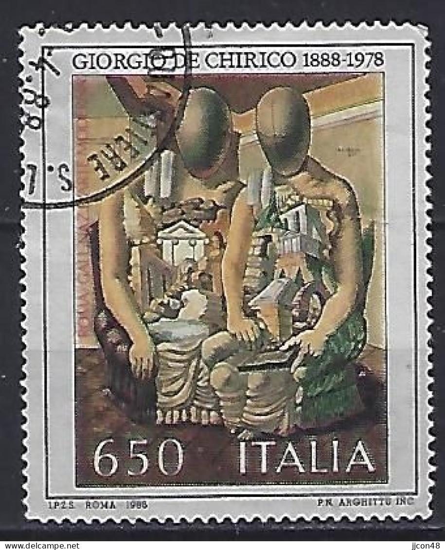 Italy 1988  Giorgio De Chirico  (o) Mi.2040 - 1981-90: Used