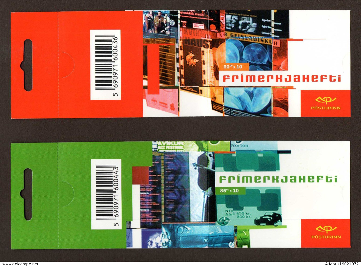 2 MARKENHEFTCHEN ISLAND EUROPA 2003 POSTFRISCH - Postzegelboekjes