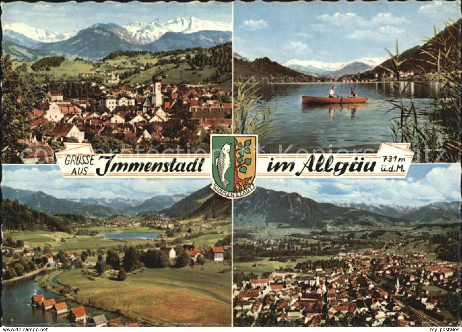 72529219 Immenstadt Allgaeu Panorama Bootspartie Alpsee Totalansichten Immenstad - Immenstadt