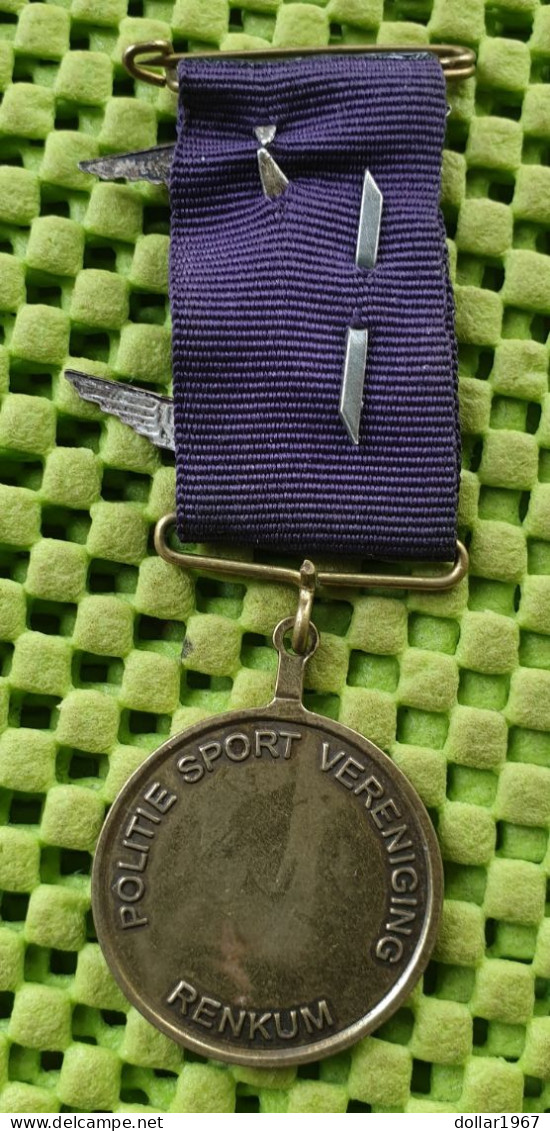 Medaile   :   Airborne , Politie Renkum 2-3-4.  -  Original Foto  !!  Medallion  Dutch . - Politie & Rijkswacht