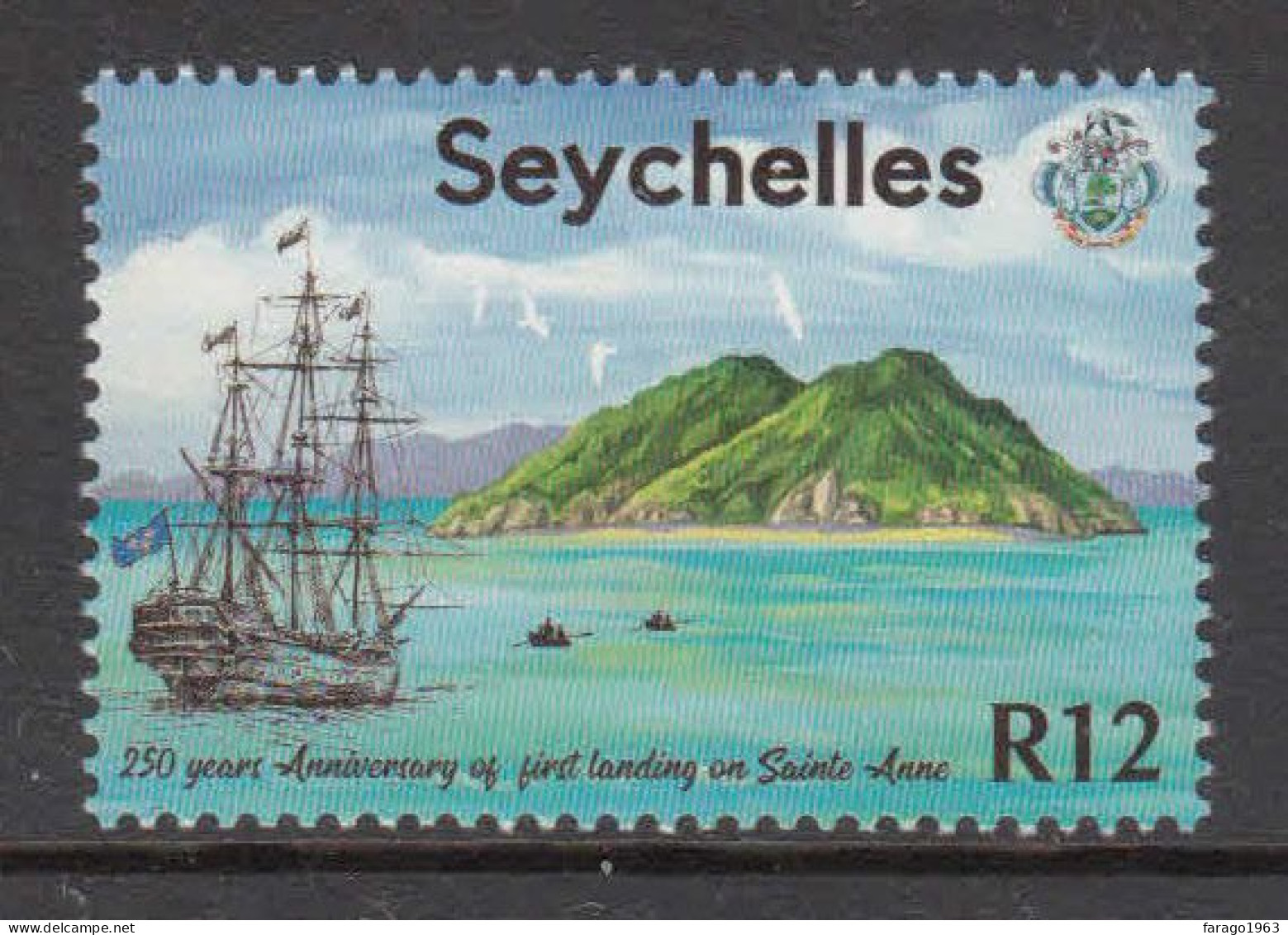 2020 Seychelles Discovery Anniversary Ships Complete Set Of 1 MNH - Seychelles (1976-...)
