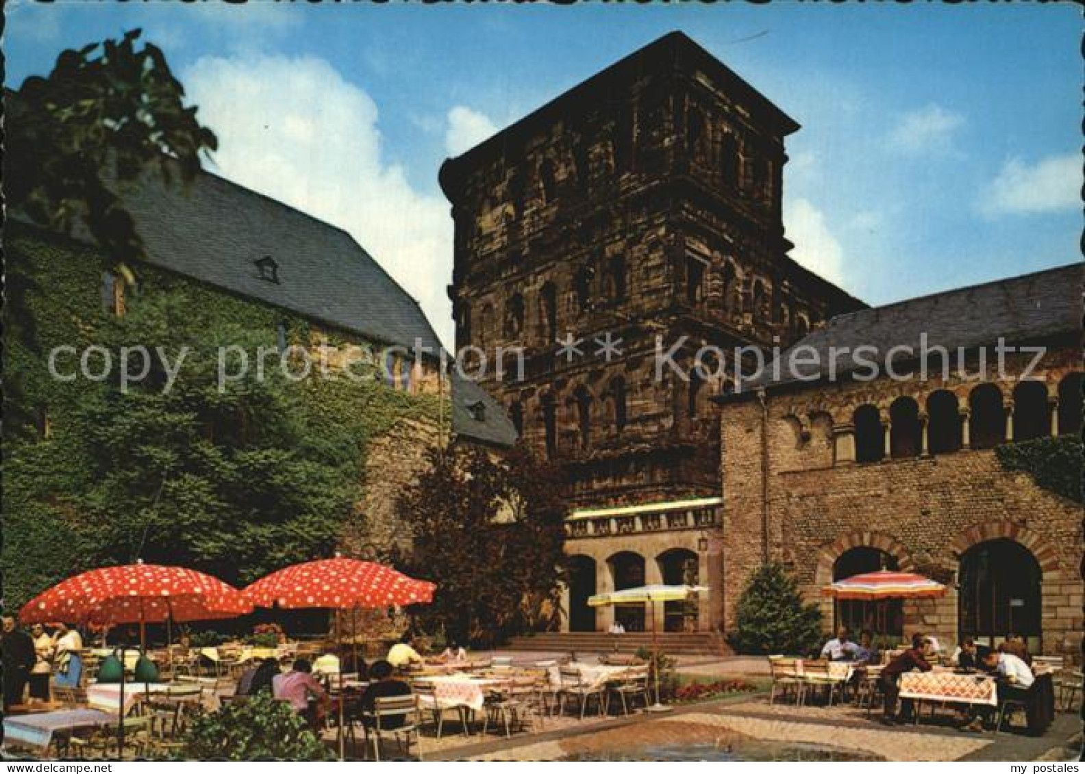 72529193 Trier Brunnenhof Mit Porta Nigra Und Simeonstift Trier - Trier