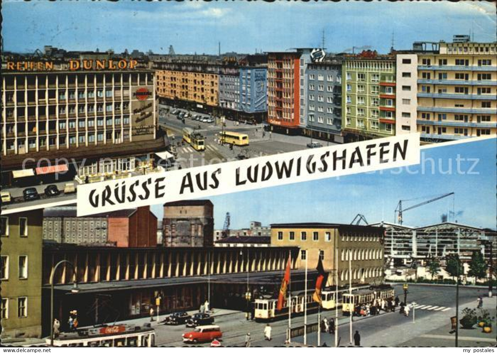 72529105 Ludwigshafen Rhein Teilansichten Ludwigshafen - Ludwigshafen