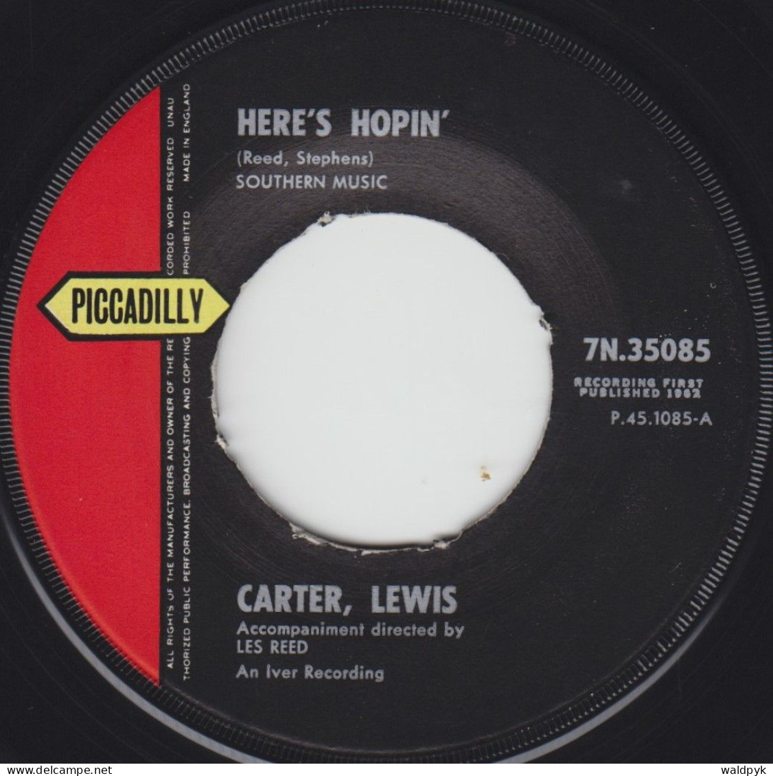 CARTER, LEWIS - Here's Hopin' - Other - English Music