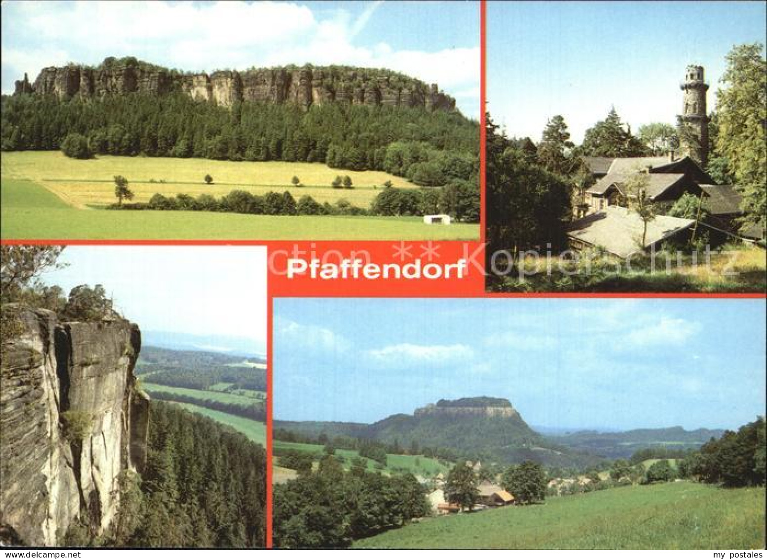 72528534 Pfaffendorf Koenigstein Pfaffenstein Aussichtsturm Berggaststaette Weis - Koenigstein (Saechs. Schw.)