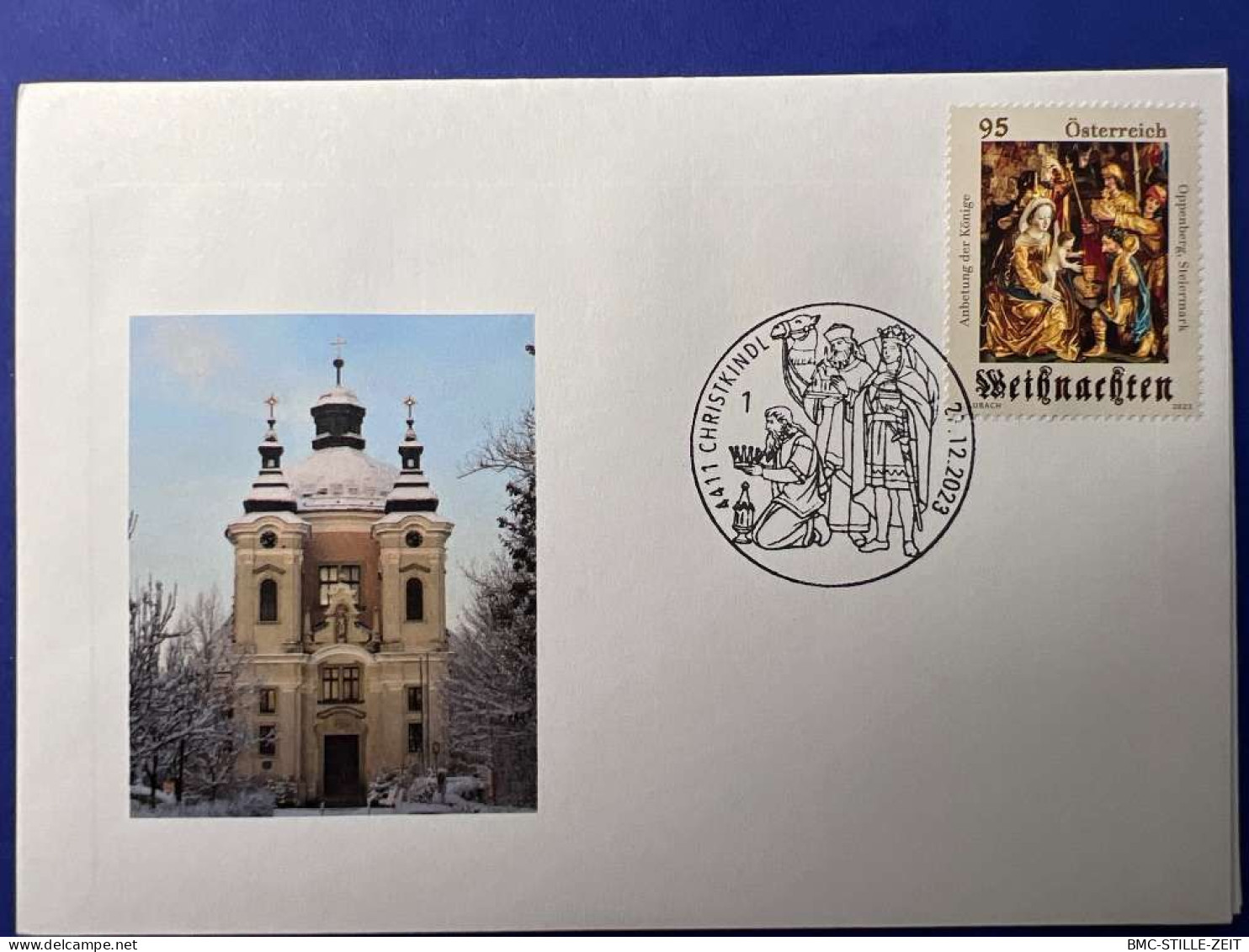 Schmuckkuvert Weihnachten 2023 - 4411 Christkindl - 27.12.2023 - Covers