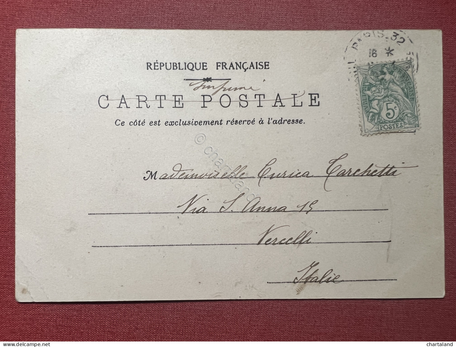 Cartolina - Paul Kruger - Président De La République Du Transvaal - 1901 - Non Classés