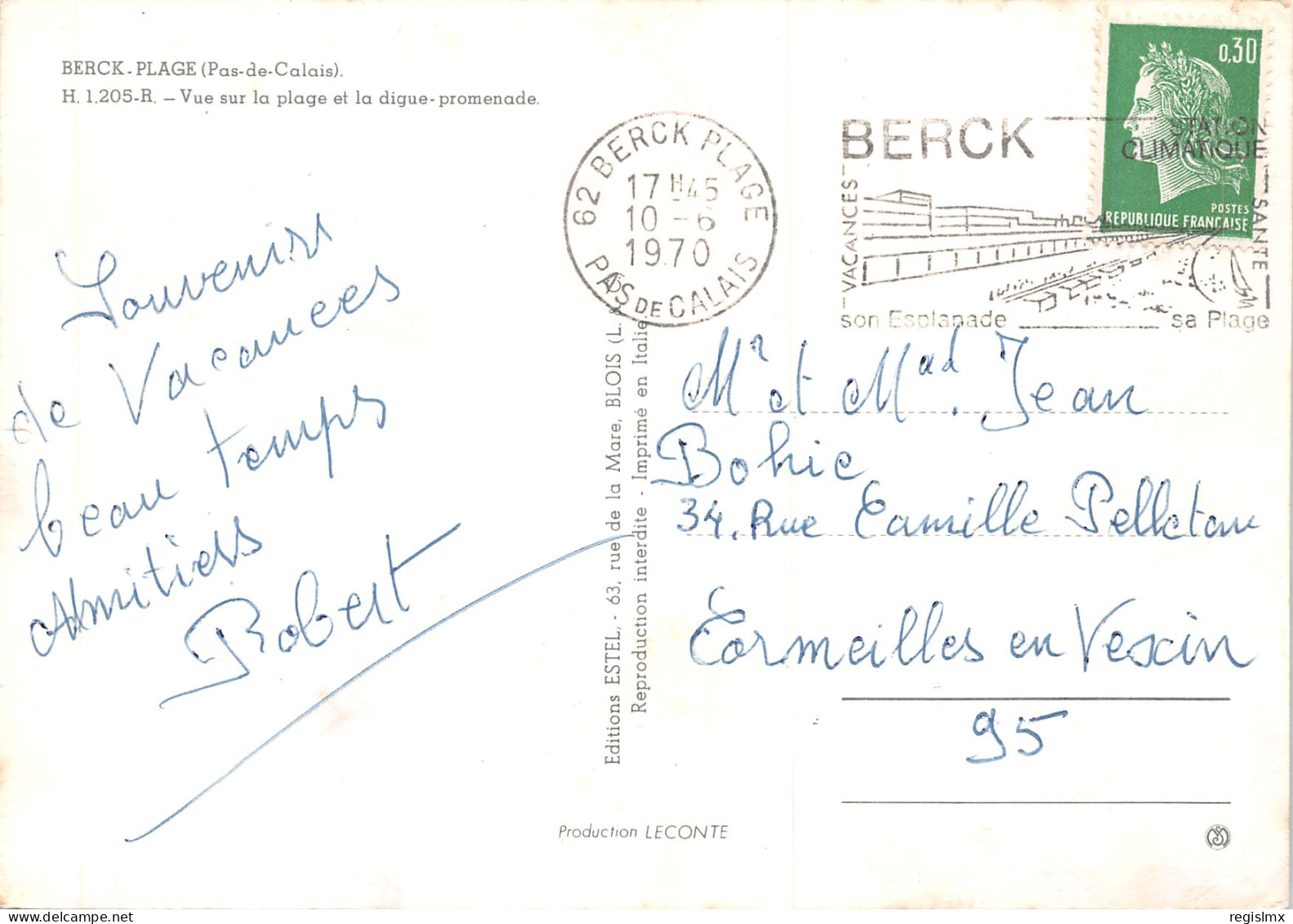 62-BERCK PLAGE-N°T2667-C/0069 - Berck