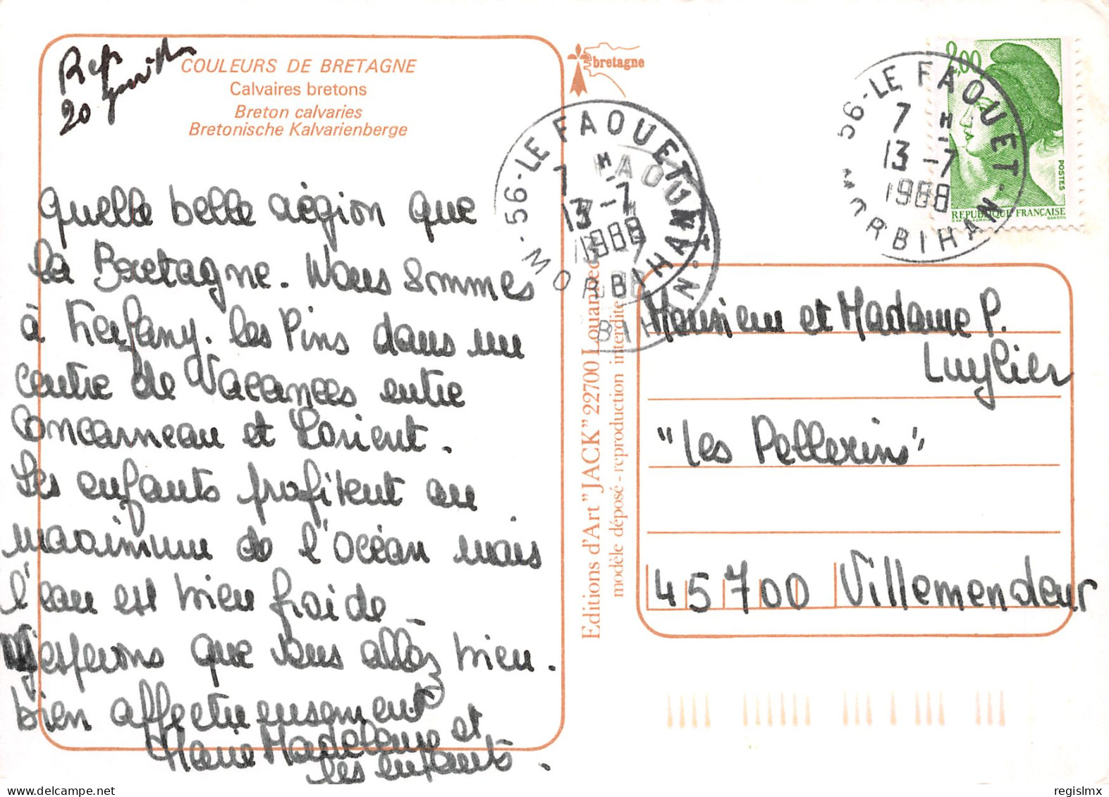 56-LA BRETAGNE-N°T2667-B/0159 - Other & Unclassified