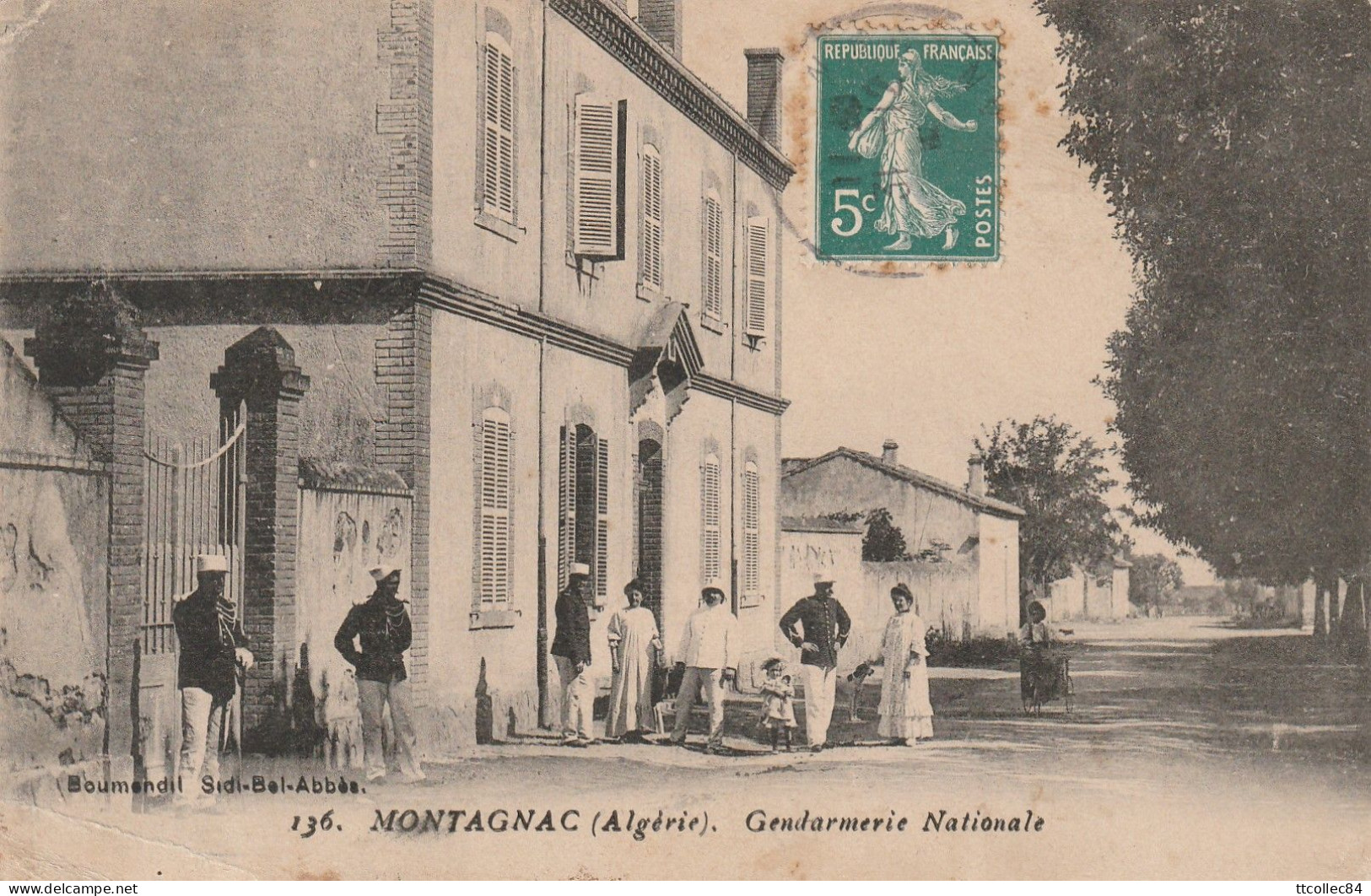 CPA-ALGERIE-MONTAGNAC-Gendarmerie Nationale - Other & Unclassified
