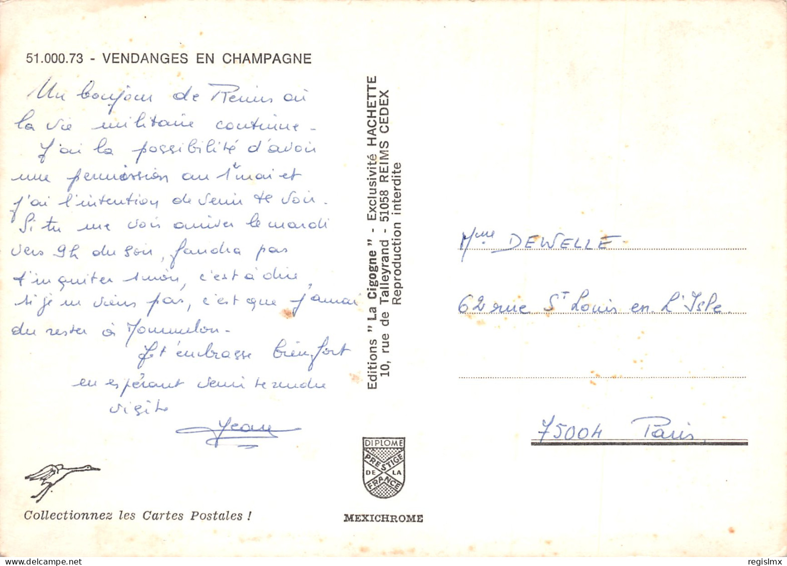 51-LA CHAMPAGNE LES VENDANGES-N°T2667-A/0063 - Sonstige & Ohne Zuordnung