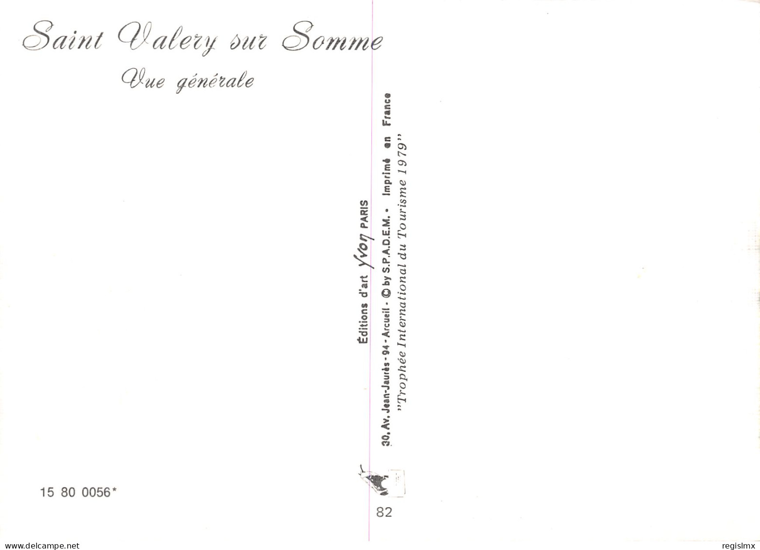 80-SAINT VALERY EN SOMME-N°T2668-A/0395 - Saint Valery Sur Somme