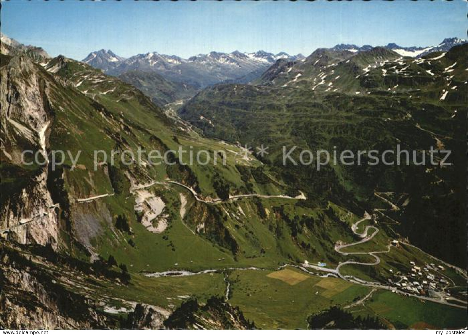 72528388 Stuben Vorarlberg Mit Flexen Und Arlbergstrasse Alpenpass Alpenpanorama - Other & Unclassified
