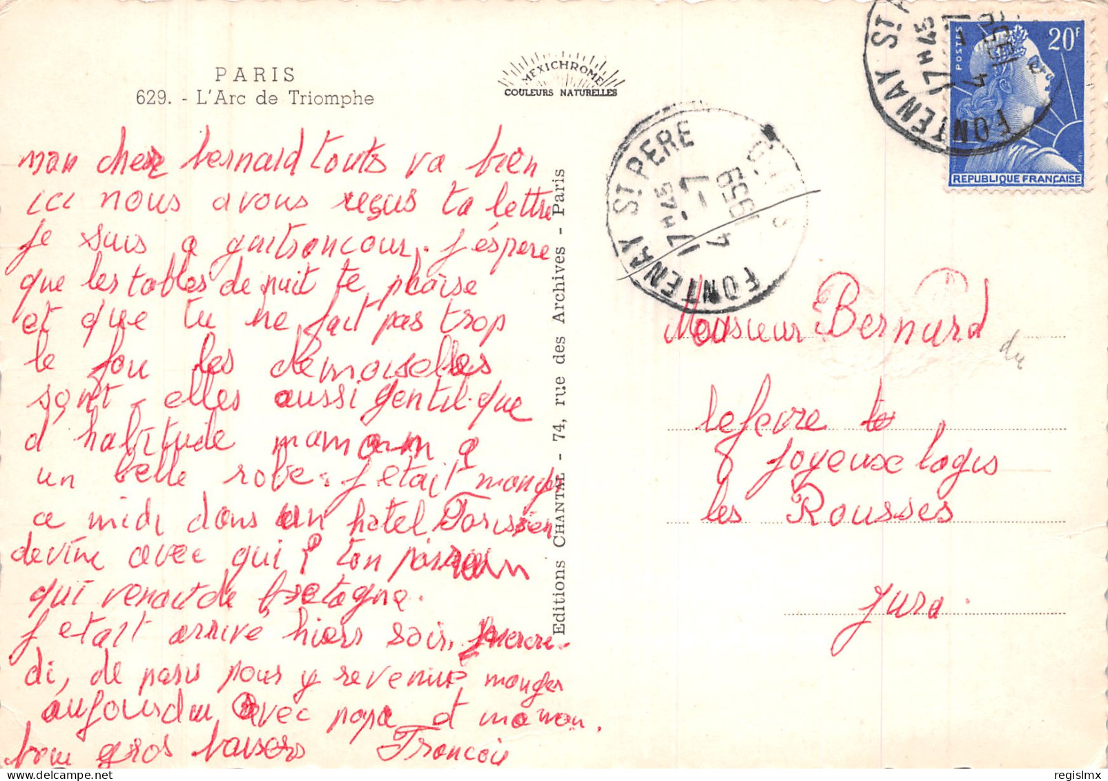 75-PARIS ARC DE TRIOMPHE-N°T2667-D/0313 - Arc De Triomphe