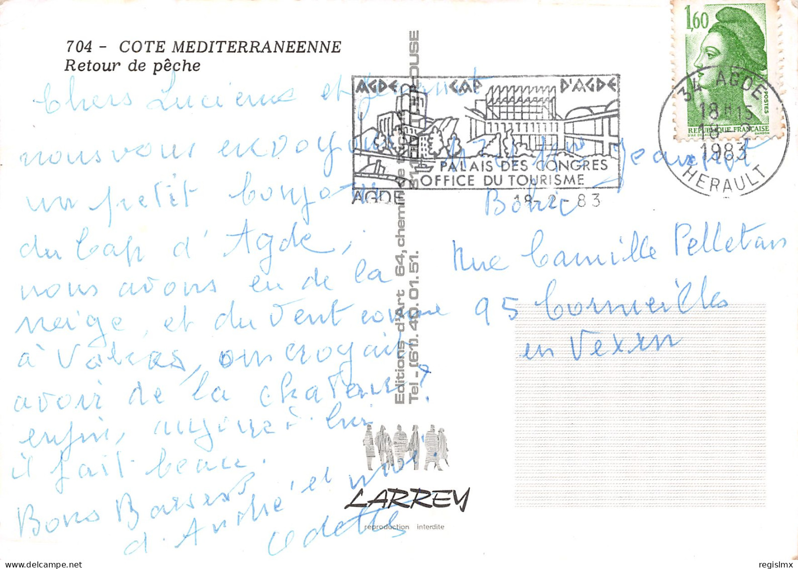 34-COTE MEDITERRANEENNE-N°T2667-D/0201 - Other & Unclassified