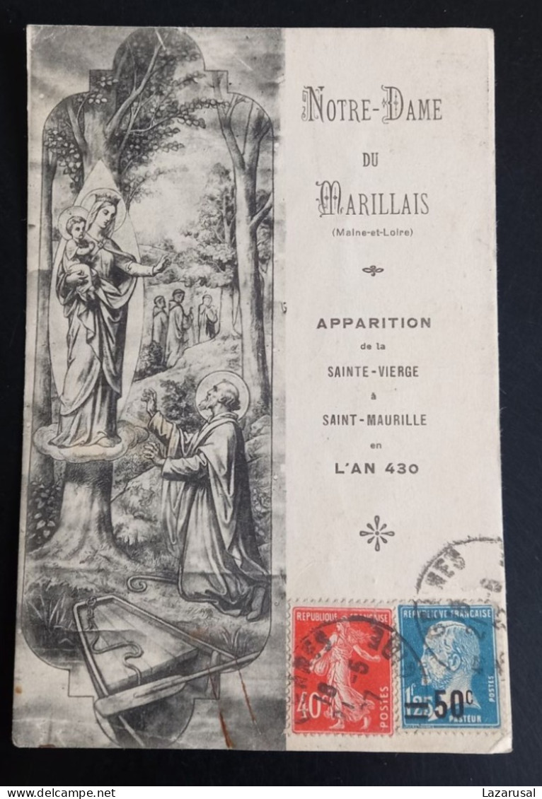 P1  FRANCE   LE MARILLAIS , Notre-Dame-du Marillais , Apparition De La Sainte-Vierge à Saint-Maurille En L'AN 430 - Other & Unclassified