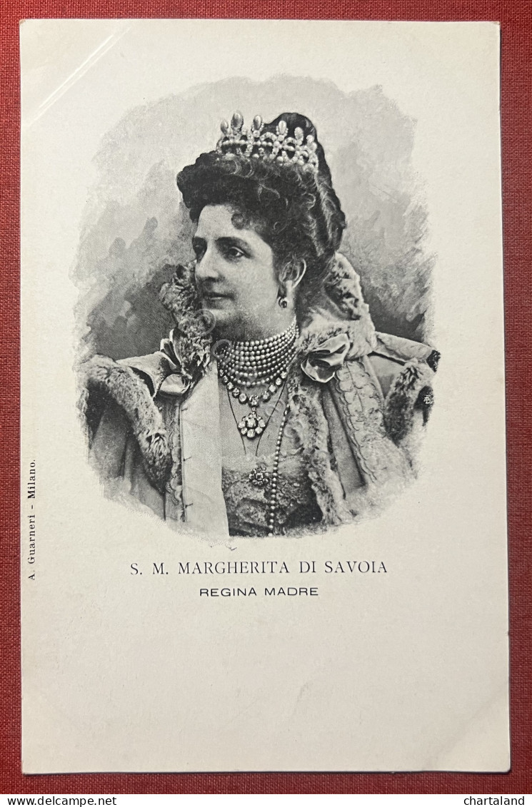 Cartolina Commemorativa - S. M. Margherita Di Savoia, Regina Madre - 1900 Ca. - Non Classés