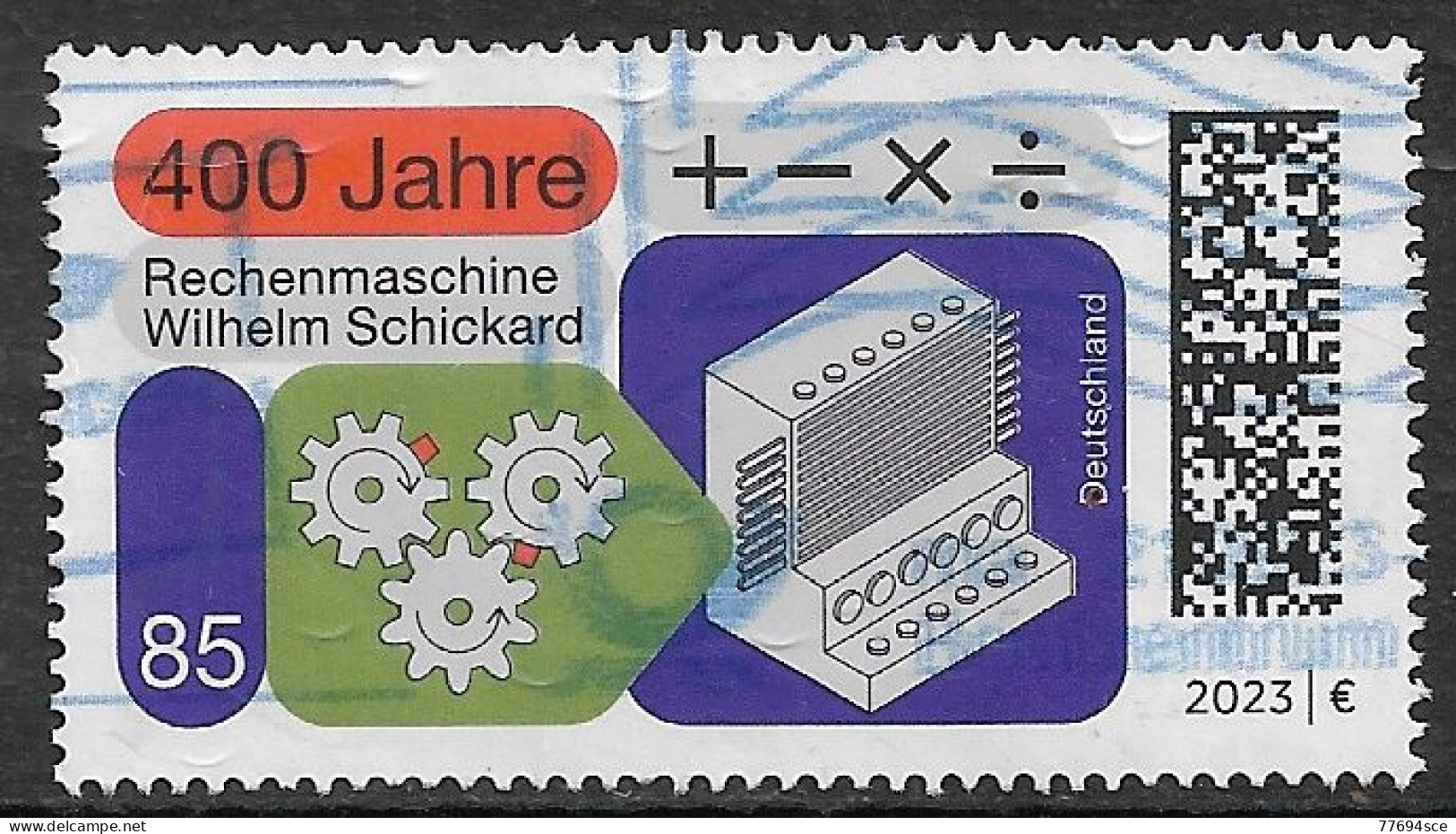 2023  400 Jahre Rechenmaschine  Wilhelm Schickard - Used Stamps