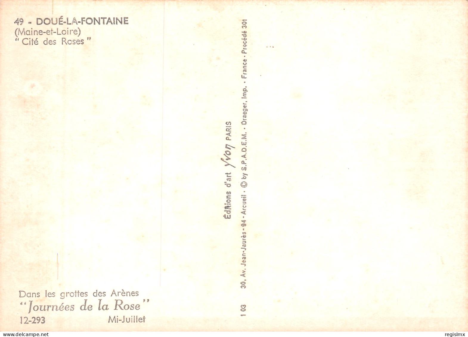 49-DOUE LA FONTAINE-N°T2668-B/0367 - Doue La Fontaine
