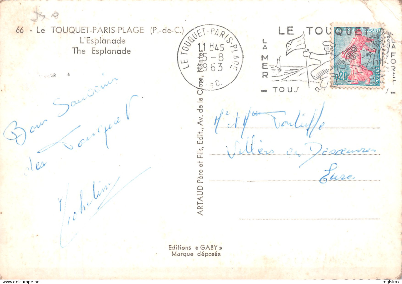 62-LE TOUQUET PARIS PLAGE-N°T2668-B/0325 - Le Touquet