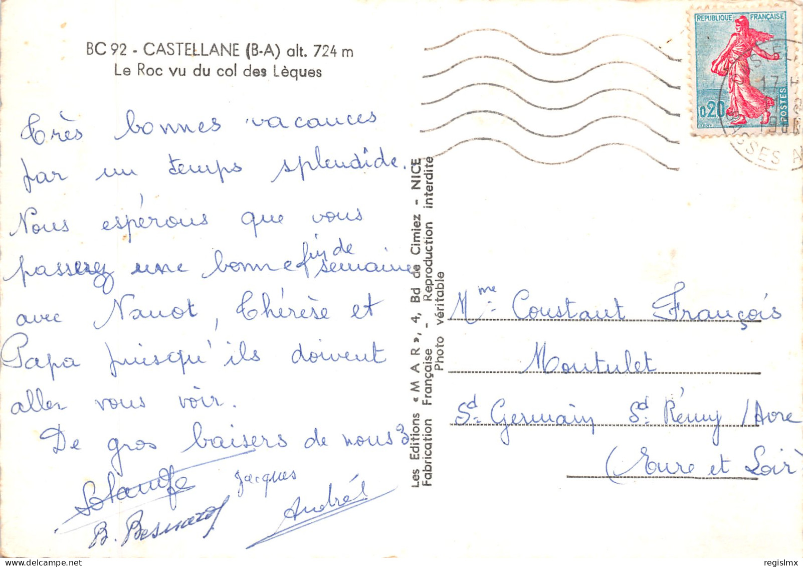 04-CASTELLANE-N°T2668-B/0281 - Castellane