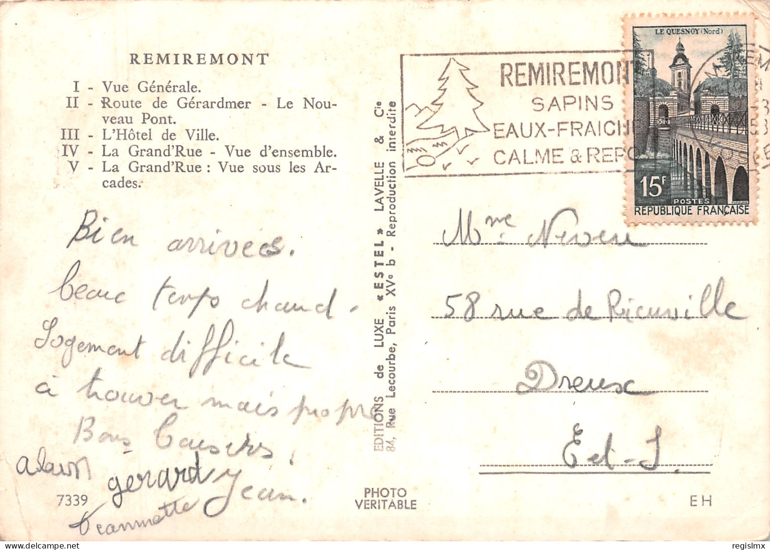 88-REMIREMONT-N°T2668-B/0137 - Remiremont