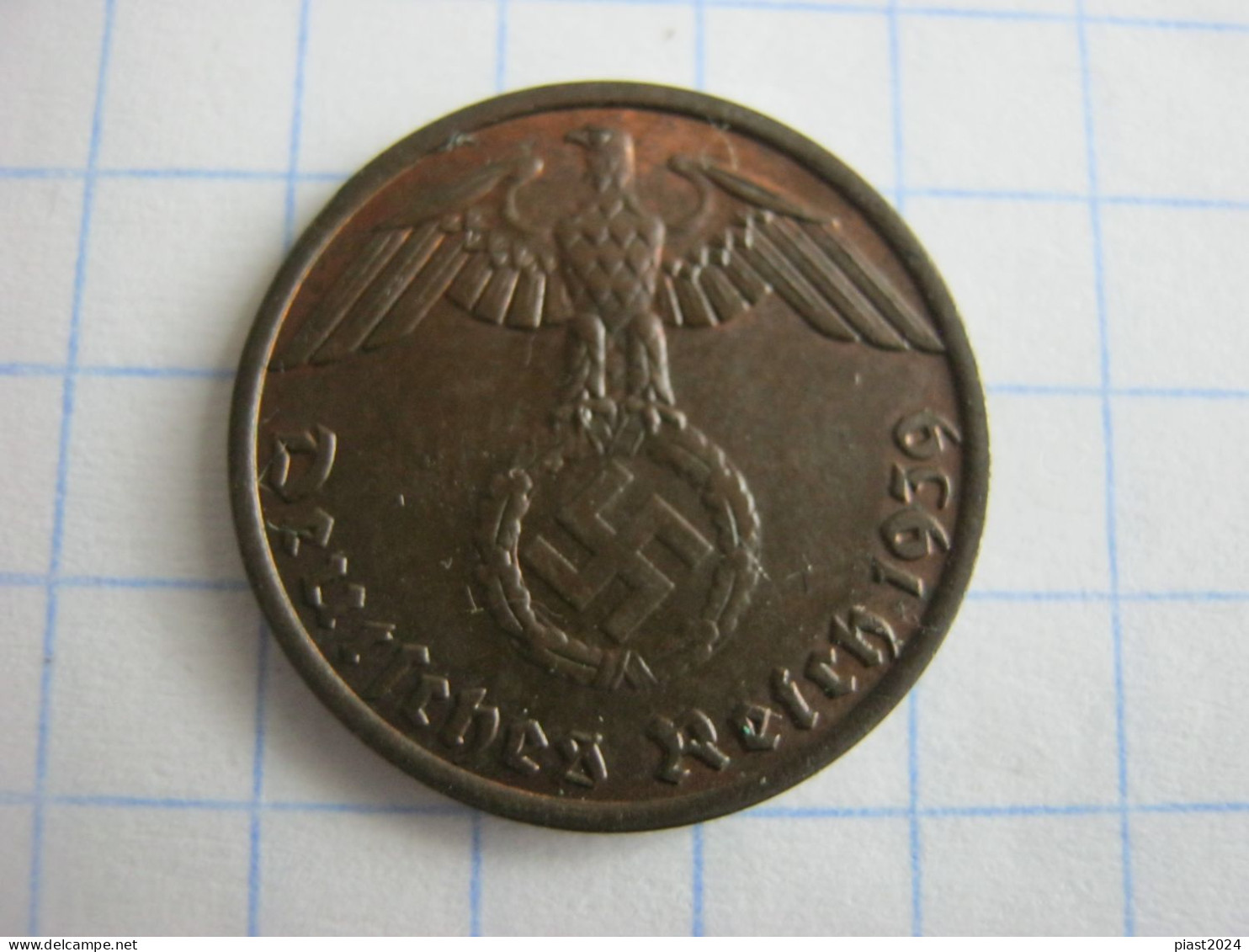 Germany 1 Reichspfennig 1939 B - 1 Reichspfennig