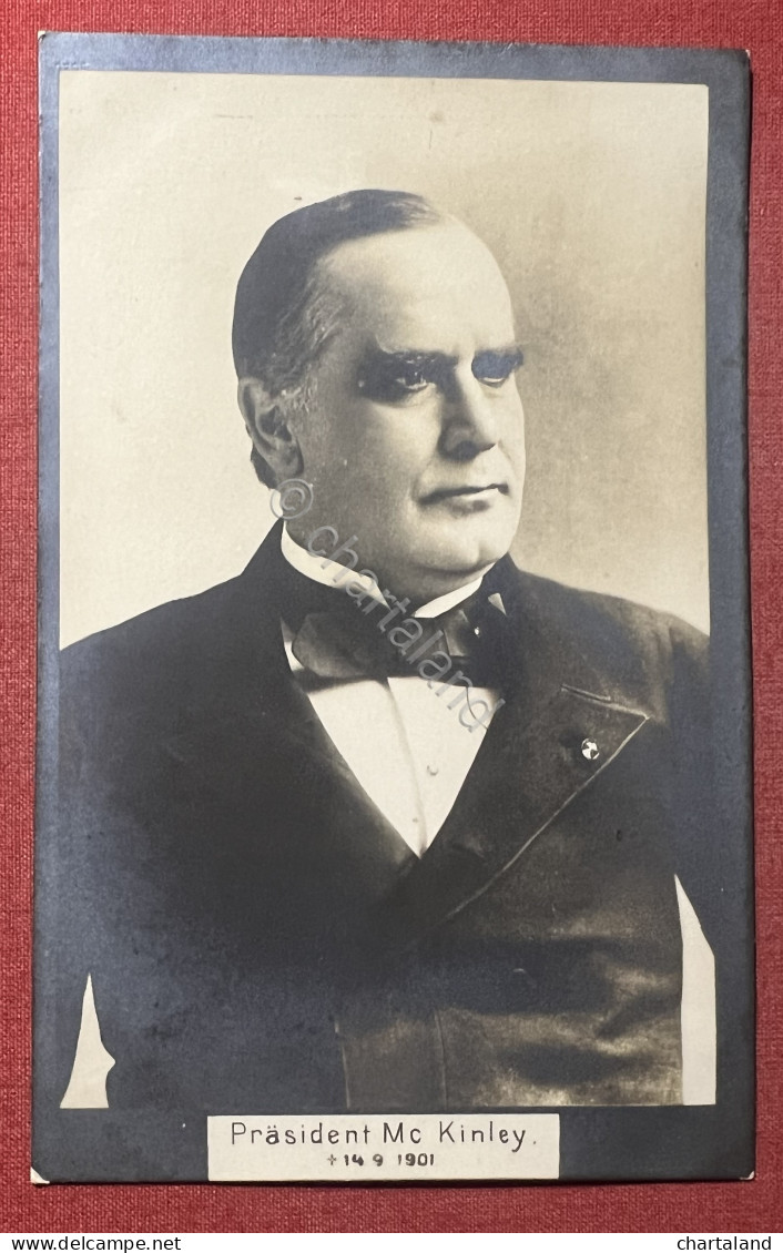 Cartolina Commemorativa - William McKinley 25º Presidente Degli Stati Uniti 1901 - Ohne Zuordnung