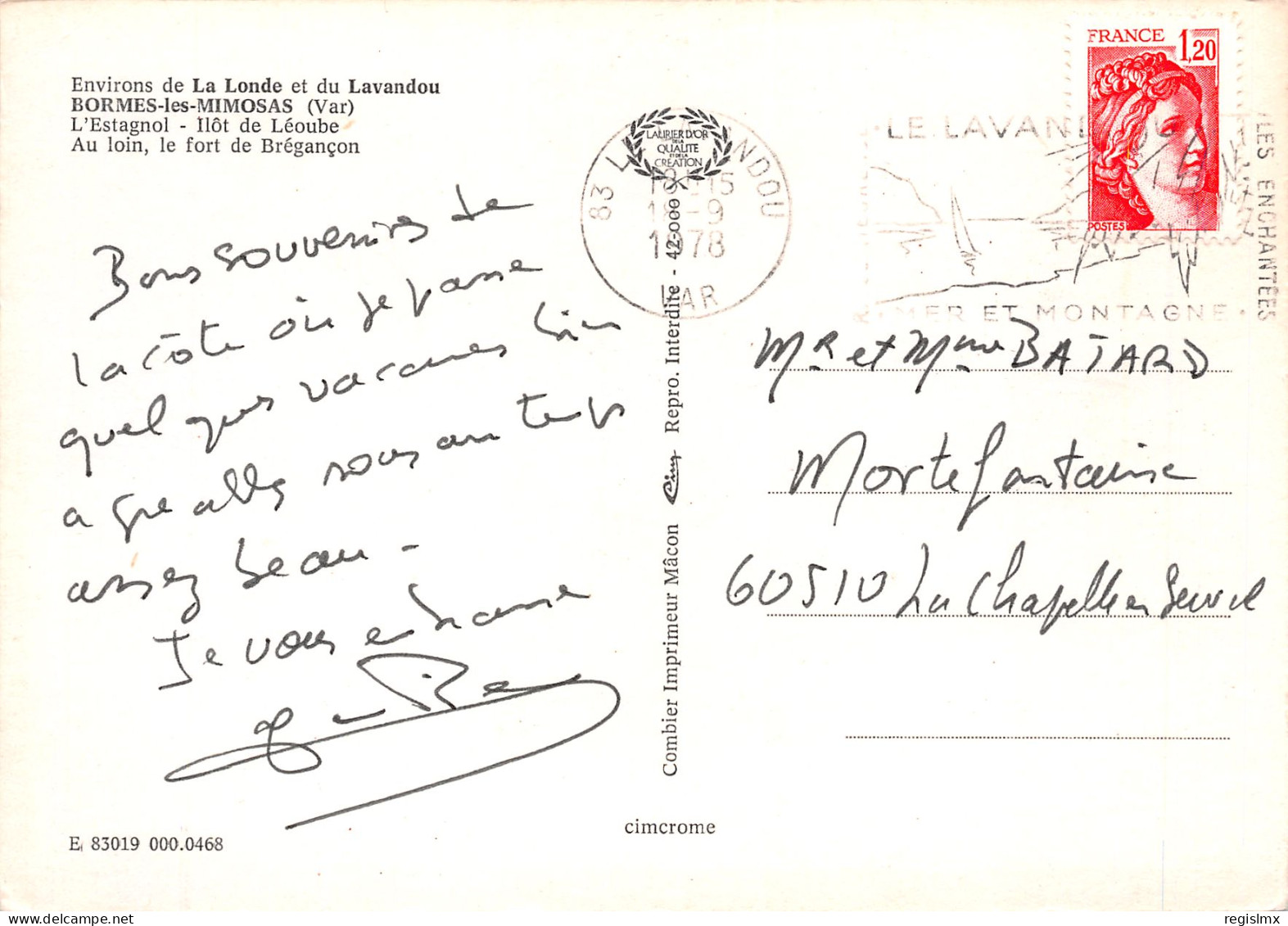 83-BORMES LES MIMOSAS-N°T2669-B/0357 - Bormes-les-Mimosas