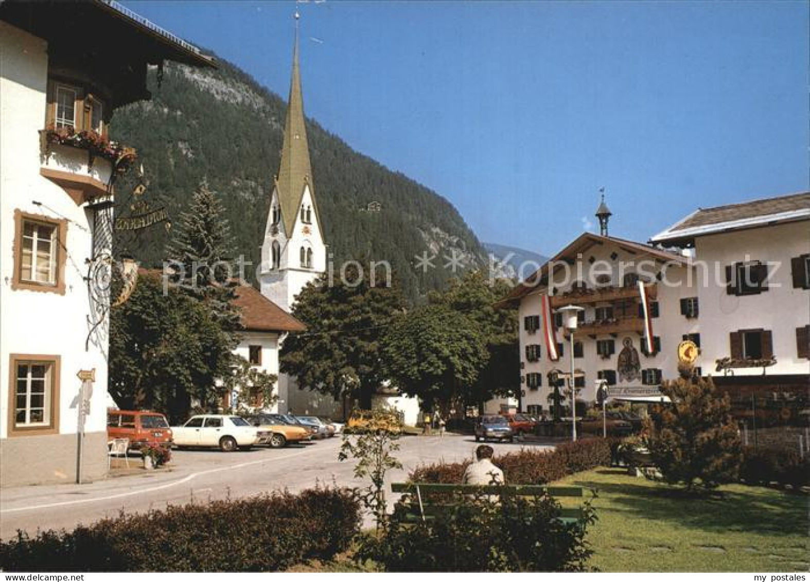 72528256 Mayrhofen Zillertal Ortspartie An Der Kirche Mayrhofen - Other & Unclassified