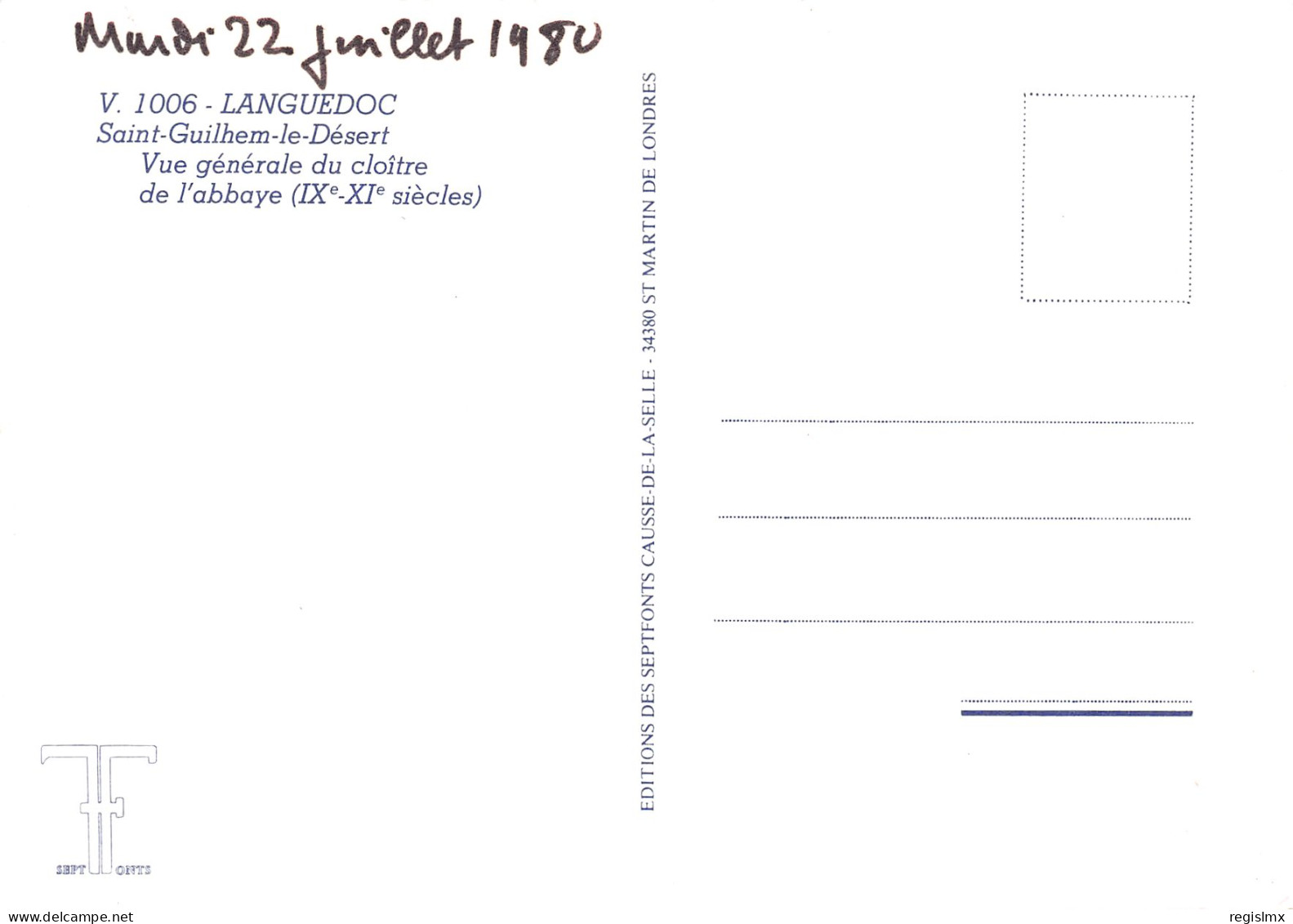 34-SAINT GUILHEM LE DESERT-N°T2669-B/0099 - Other & Unclassified