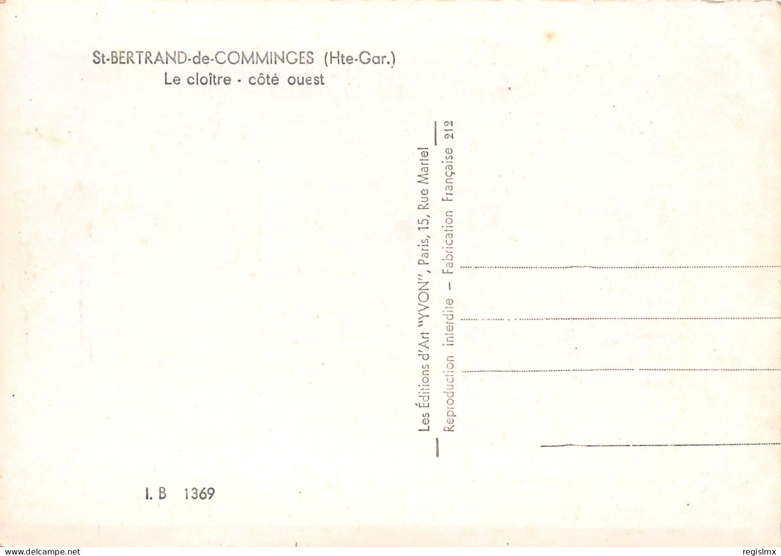 31-SAINT BERTRAND DE COMMINGES-N°T2669-A/0399 - Saint Bertrand De Comminges