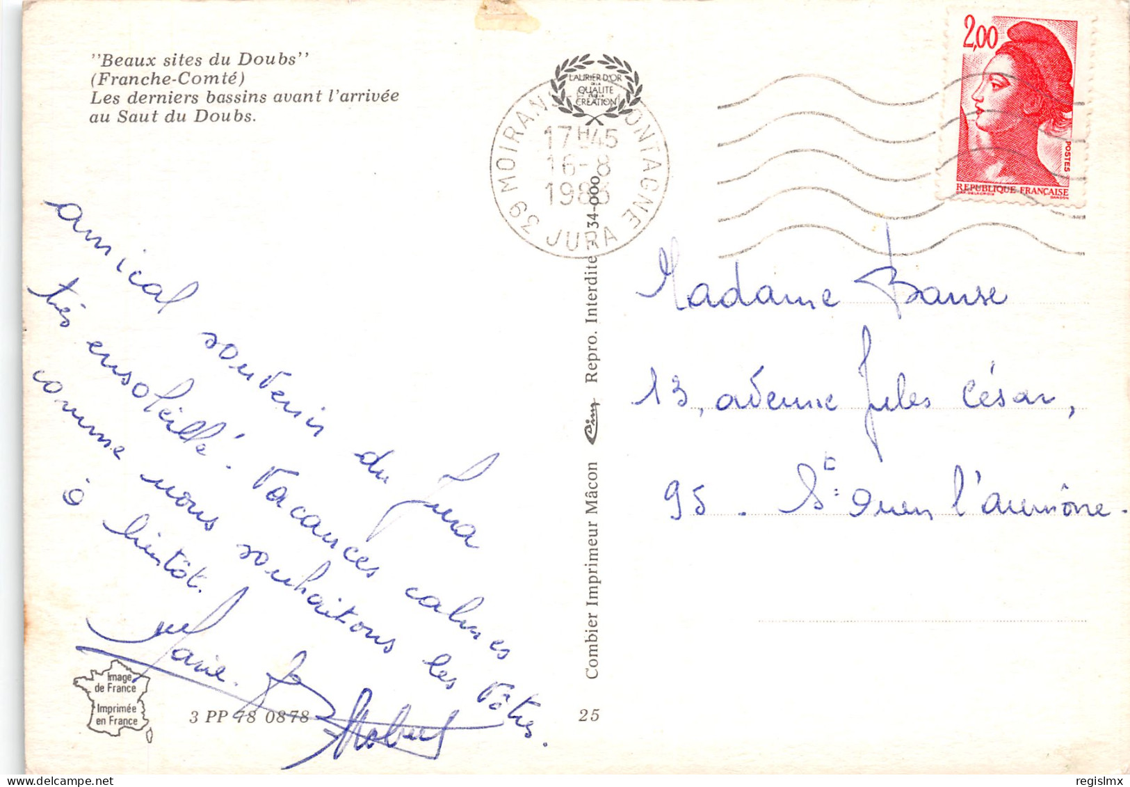 25-LE DOUBS-N°T2669-A/0333 - Other & Unclassified