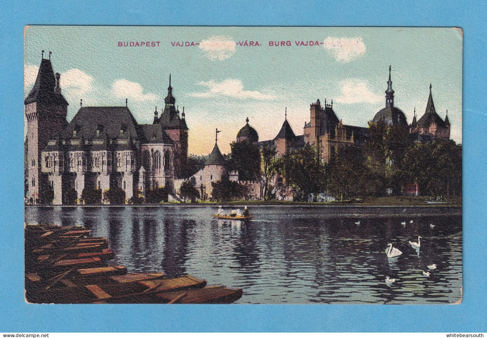 717 HUNGARY HUNGRIA BUDAPEST VAJDA VÁRA. BURG VAJDA RARE POSTCARD - Hungary