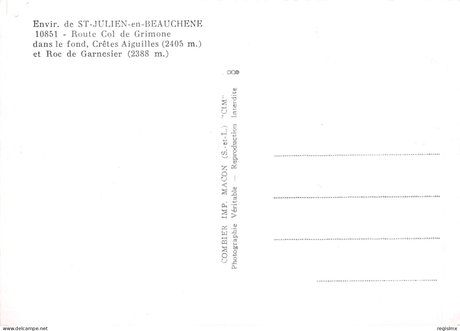 26-ROUTE COL DE GRIMONE-N°T2668-D/0335 - Other & Unclassified